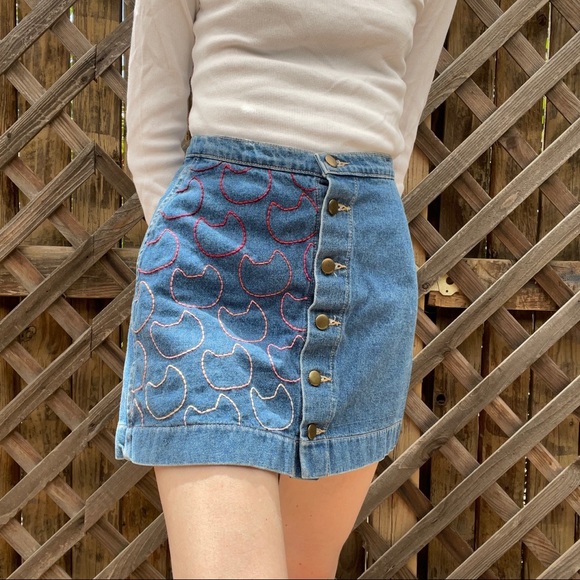 Denim skirt size small - Picture 3 of 10